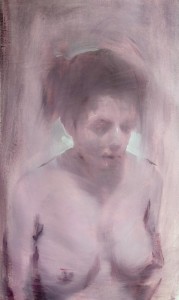 0090 Pantaleo Ragno - Memoria-di-ritratto-nudo-olio-su-tela-40x70cm-0090          
