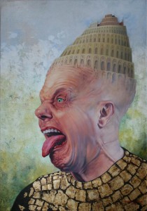 0111 Stefania Russo - BABEL-Colori-ad-olio-su-tela-100x70-0111                 
