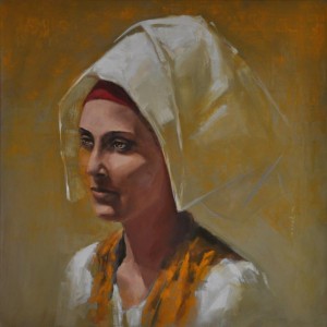 0121 Vanni Rocca - Costume di Cabras-Olio su tela-70x70-2-0121                 