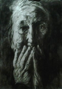 0123 Walter Marin - Studio-per-anziana2-olio-su-tela-100x140-0123                 